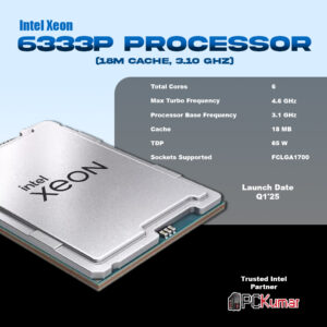 Intel® Xeon® 6333P Processor (6-Core, 3.1GHz)