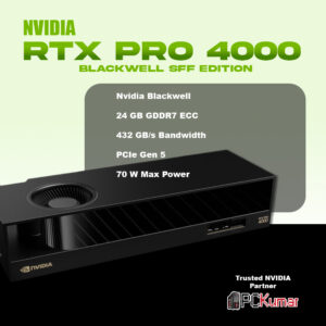 NVIDIA RTX 4000 Blackwell SFF 24GB GDDR7 ECC India