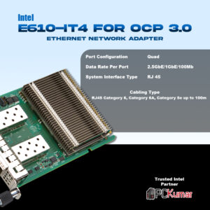 Intel E610-IT4 for OCP 3.0 India