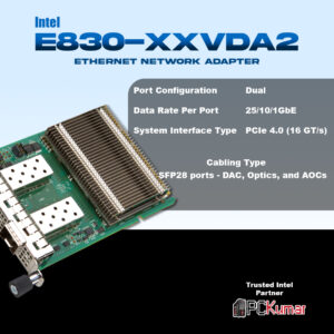 Intel Ethernet Network Adapter E830-XXVDA2 25/10/1GbE India