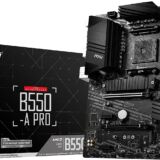 MSI B550-A PRO MOTHERBOARD (AMD SOCKET AM4/RYZEN 5000, 4000G AND 3000 SERIES CPU/MAX 128GB DDR4 4400MHZ MEMORY)