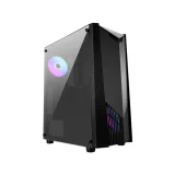 MSI MAG SHIELD 110R ARGB (ATX) MID TOWER CABINET WITH TEMPERED GLASS SIDE PANEL (BLACK)