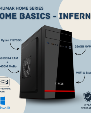 Home Basics Ryzen 7 PC for 36999/-