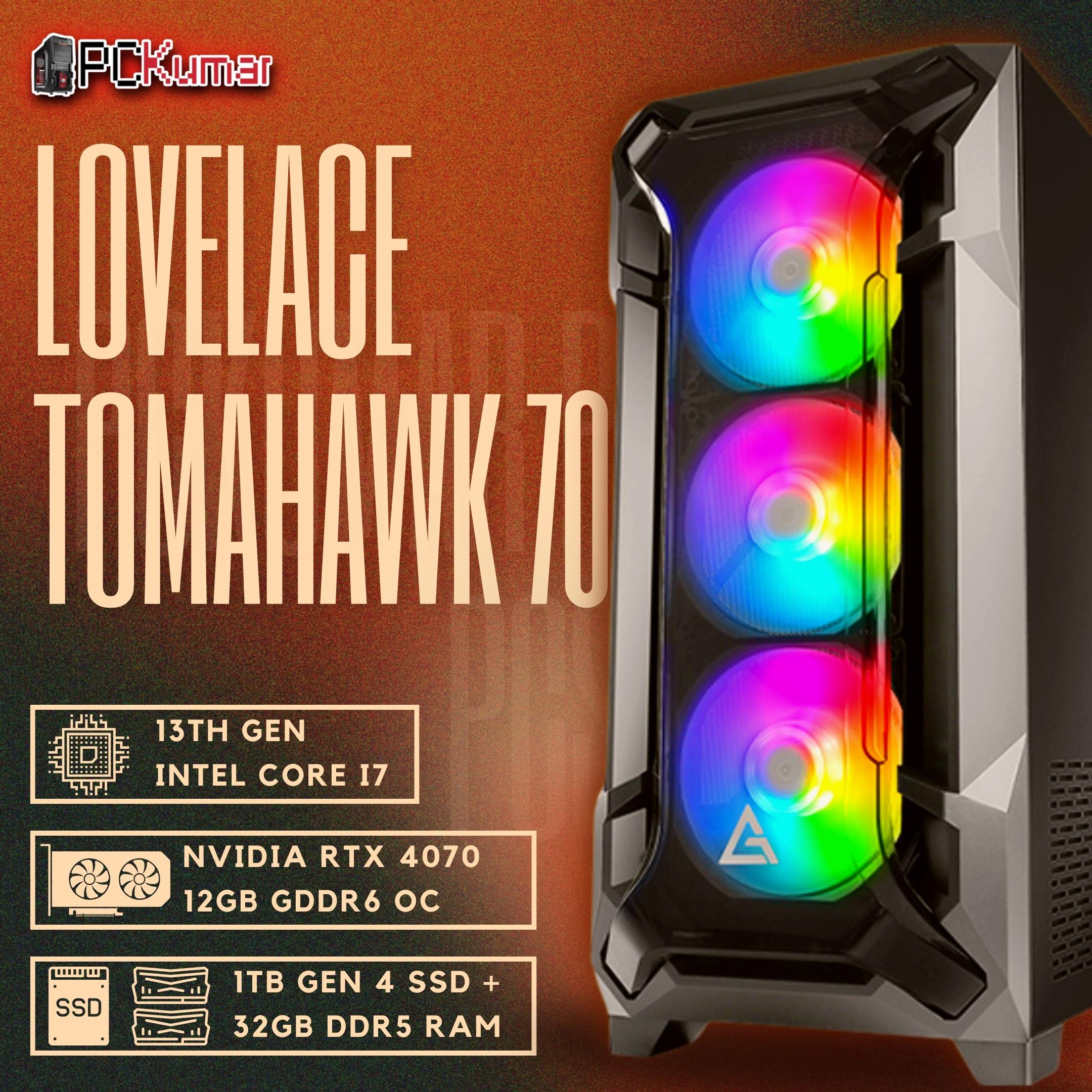 Tomahawk Gamer with Intel i5 13600K + 4070Ti 12GB