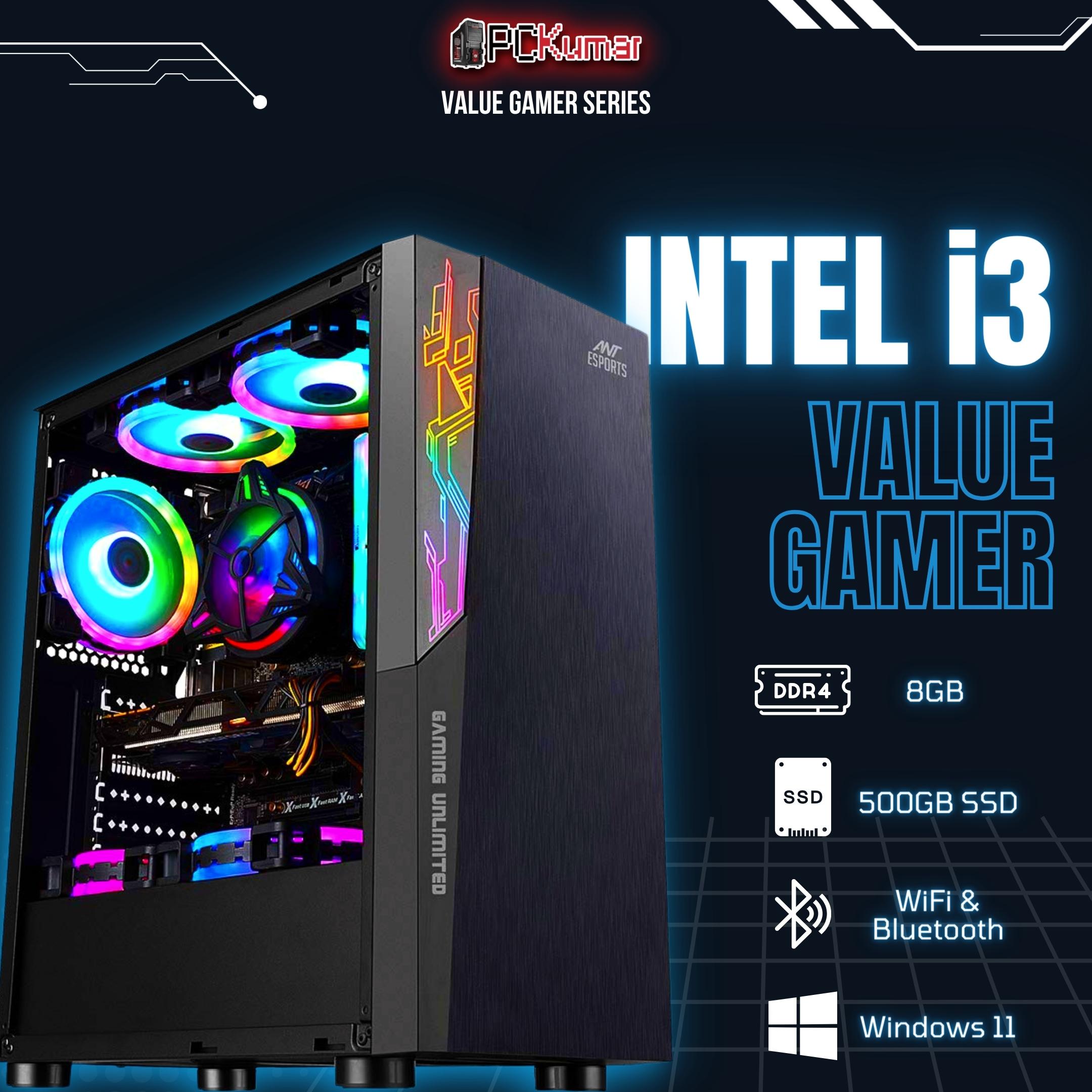 Value Gaming with Intel i3 10th gen + RX 550 4GB