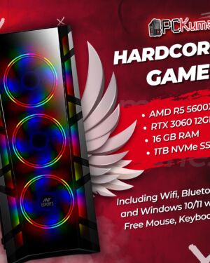 Hardcore Gamer with AMD Ryzen 5 5600X + RTX 3060Ti