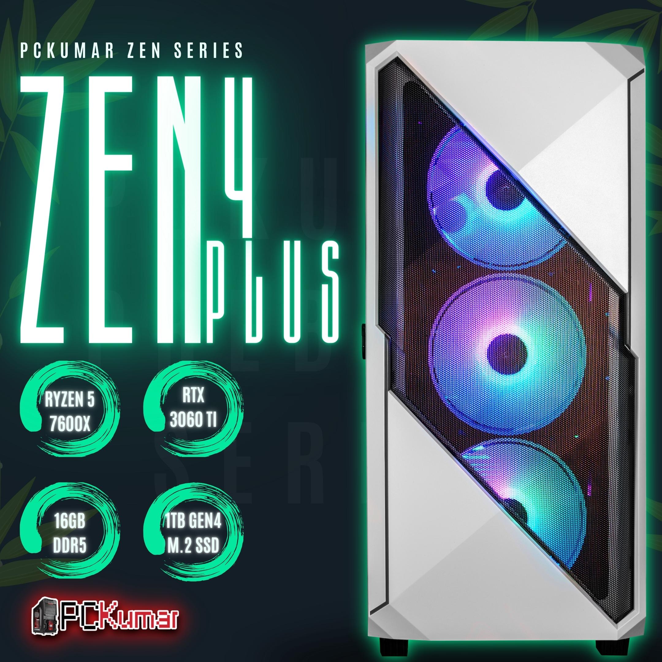 Zen 4 Gamer with AMD Ryzen 5 7600X + RTX 3060 12GB /RX 7600 8GB