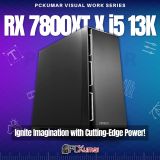Visual Work RX 7800XT x i513K PC