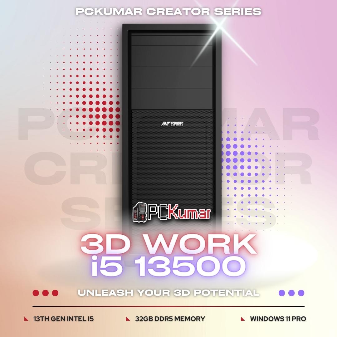 3D Works i5 13500 PC for 73688/-