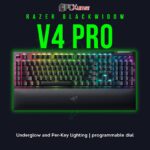 Razer BlackWidow V4 Pro - Mechanical Gaming Keyboard (Yellow Switch) - US Layout - FRML