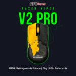 Razer Viper V2 Pro - Wireless Gaming Mouse - PUBG: Battlegrounds Edition - World Packaging