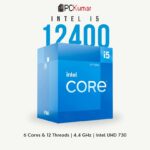 Intel Core I5-12400 Processor Desktop LGA 1700 (BX8071512400)