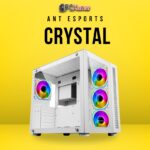 Ant Esports Chassis Crystal -White ( Chassis Without PSU )