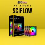 Ant Esports SCIFLOW 120mm 3-in-1 Case Fan Kit ARGB (Black)