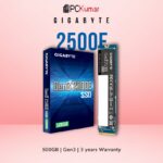 GIGABYTE Gen3 2500E SSD 500GB