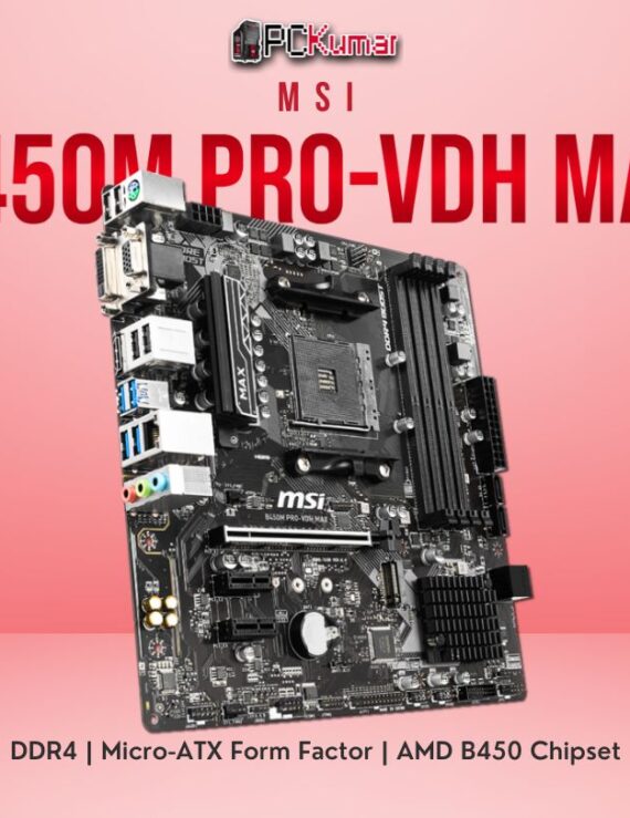 MSI B450M PRO-VDH MAX PC KUMAR