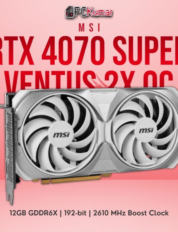 Msi Rtx 4070 Super 12g Ventus 2x White OC PcKumar