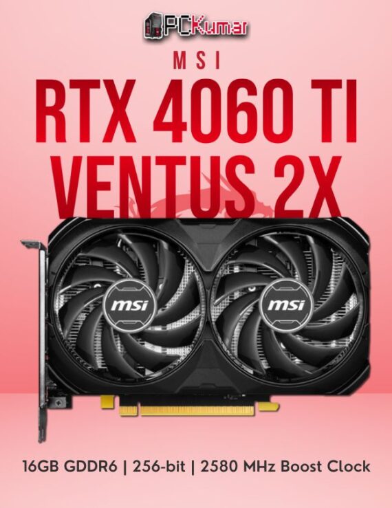 Rtx 4060 Ti Ventus 2x Black 16g Oc Pc kumar