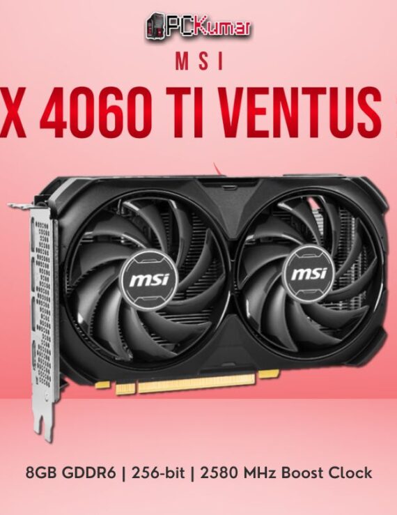 Rtx 4060 Ti Ventus 2X Black 8g oc Pckumar
