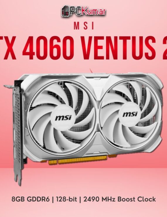 Rtx 4060 Ventus 2x White 8g OC VTc Pc kumar
