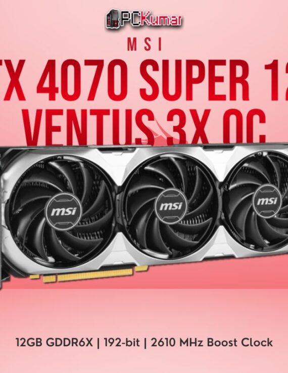 MSI GeForce RTX 4070 Super 美味しく 12G VENTUS 2X