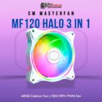 Cooler Master MasterFan MF120 Halo 3in1 White Edition