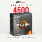 AMD Ryzen 5 4500 6 Core and 12 Thread AM4 Platform