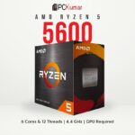 AMD Ryzen 5 5600 6 Cores and 12 Threads AM4 Platform