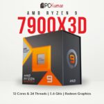 AMD Ryzen 9 7900X3D 12 Cores & 24 Threads 128MB Cache AM5 Platform Unlocked Gaming Chip