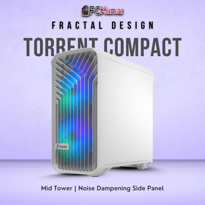 Fractal Design Torrent Compact RGB White TG Clear tint