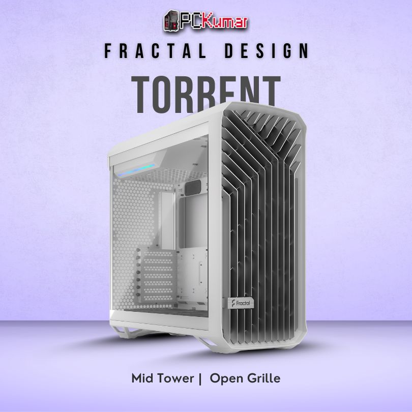 Fractal Design Torrent White TG Clear tint