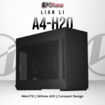 Lian Li A4 H2O Black Small Case - mini-ITX aluminium chassiss PCIE 4.0 included