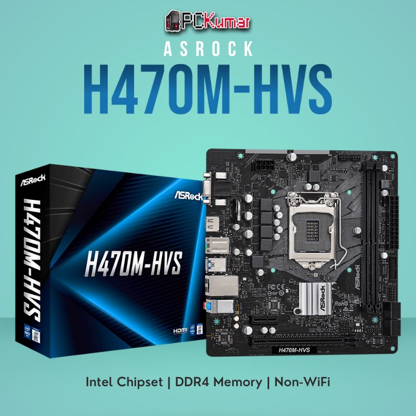 ASROCK H470M-HVS (INTEL 10TH)