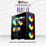 CC- ZEBRONICS COMPUTER CASE (HALO BLACK)