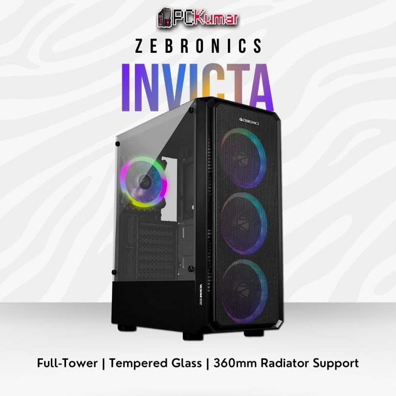 CC-ZEBRONICS COMPUTER CASE (INVICTA)