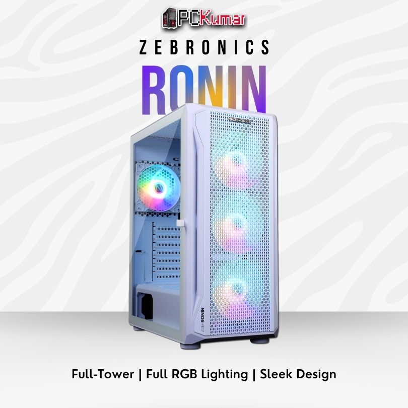 CC- ZEBRONICS COMPUTER CASE (RONIN)