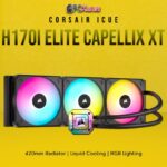CORSAIR iCUE H170i ELITE CAPELLIX XT, 420mm Radiator, Liquid CPU Cooler