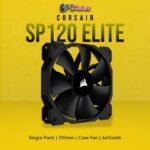 CORSAIR SP ELITE Series, SP120 ELITE, 120mm Case Fan with AirGuide, Single Pack