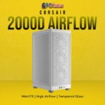 Corsair Chassis 2000D AIRFLOW Mini-ITX White - CC-9011245-WW
