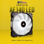 Corsair Fan Air Series™ AF140 LED White 140mm Single Pack- CO-9050085-WW