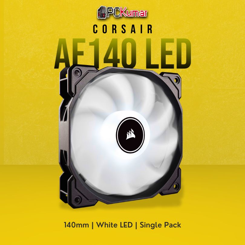 Corsair Fan Air Series™ AF140 LED White 140mm Single Pack- CO-9050085-WW