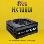 Corsair PSU HX1000i Fully Modular Ultra-Low Noise Platinum ATX 1000 Watt -CP-9020259-IN (R-41178250)