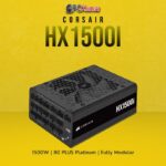 Corsair PSU HX1500i Fully Modular Ultra-Low Noise Platinum ATX 1500 Watt -CP-9020261-IN (R-41178250)