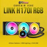 Corsair iCUE LINK H170i RGB Liquid CPU Cooler with QX140 RGB fans