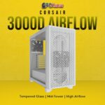 Corsair 3000D Tempered Glass Mid-Tower, White