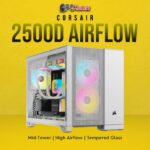 Corsair Chassis 2500D - CC-9011264-WW Airflow Tempered Glass Mid-Tower, White