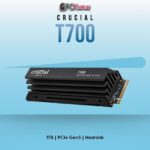 CRUCIAL T700 1TB PCIE GEN5 NVME M.2 SSD WITH HEATSINK-CT1000T700SSD5