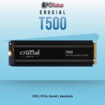 CRUCIAL® T500 2TB PCIE GEN4 NVME M.2 SSD WITH HEATSINK CT2000T500SSD5