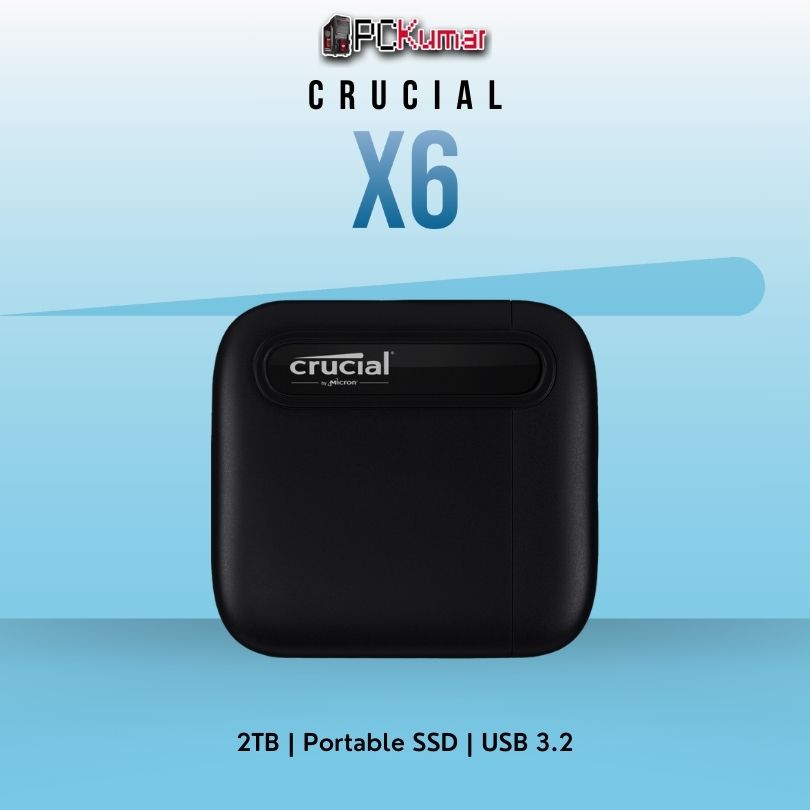 CRUCIAL® X6 2000GB PORTABLE SSD SERIES X6-CT2000X6SSD9