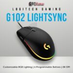 Logitech G102 WIRED LIGHT SYNC 2nd GEN GAMING MOUSE - BLACK